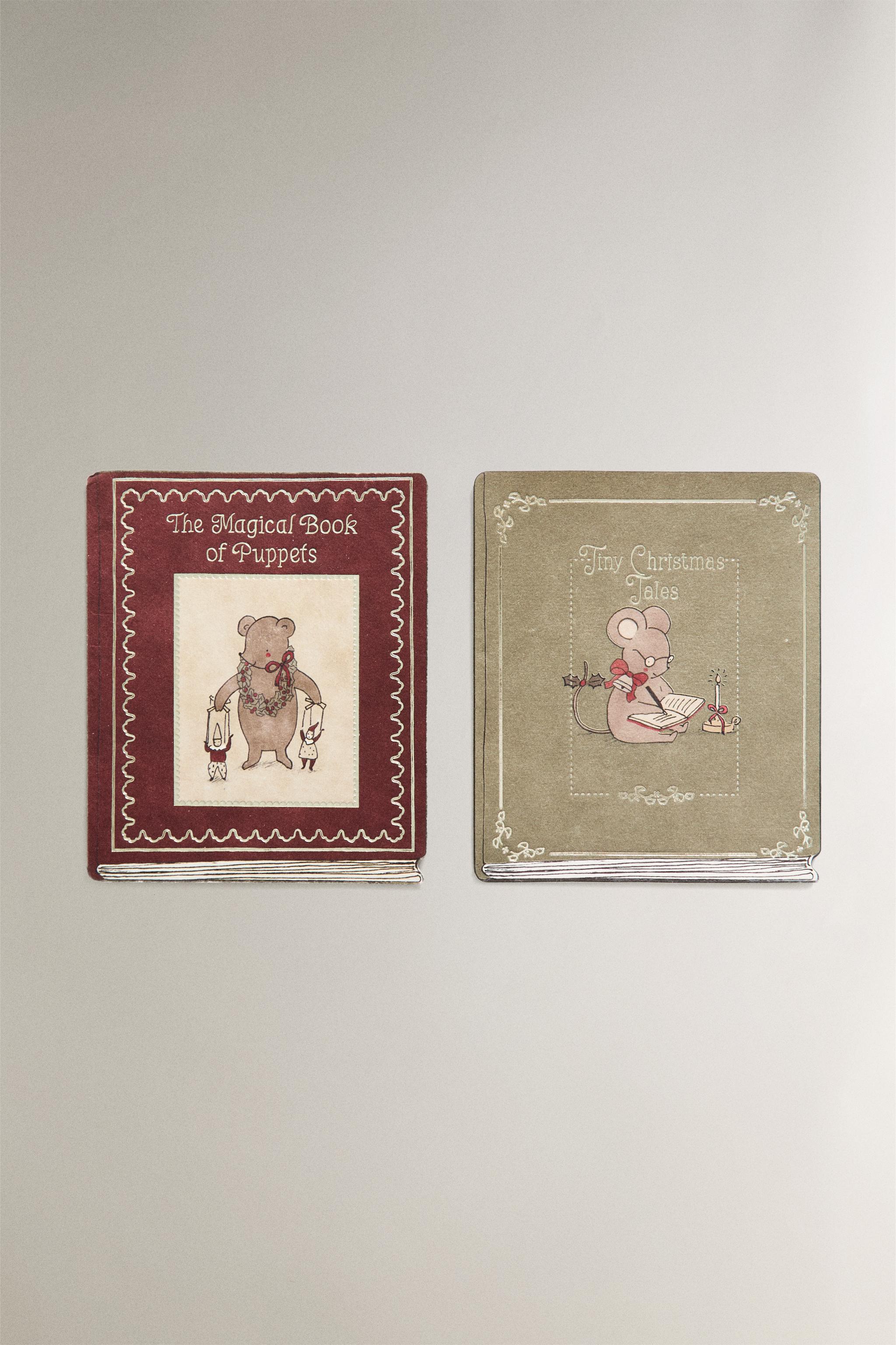 CHILDREN’S CHRISTMAS ANIMAL POSTCARD SET (SET OF 2)